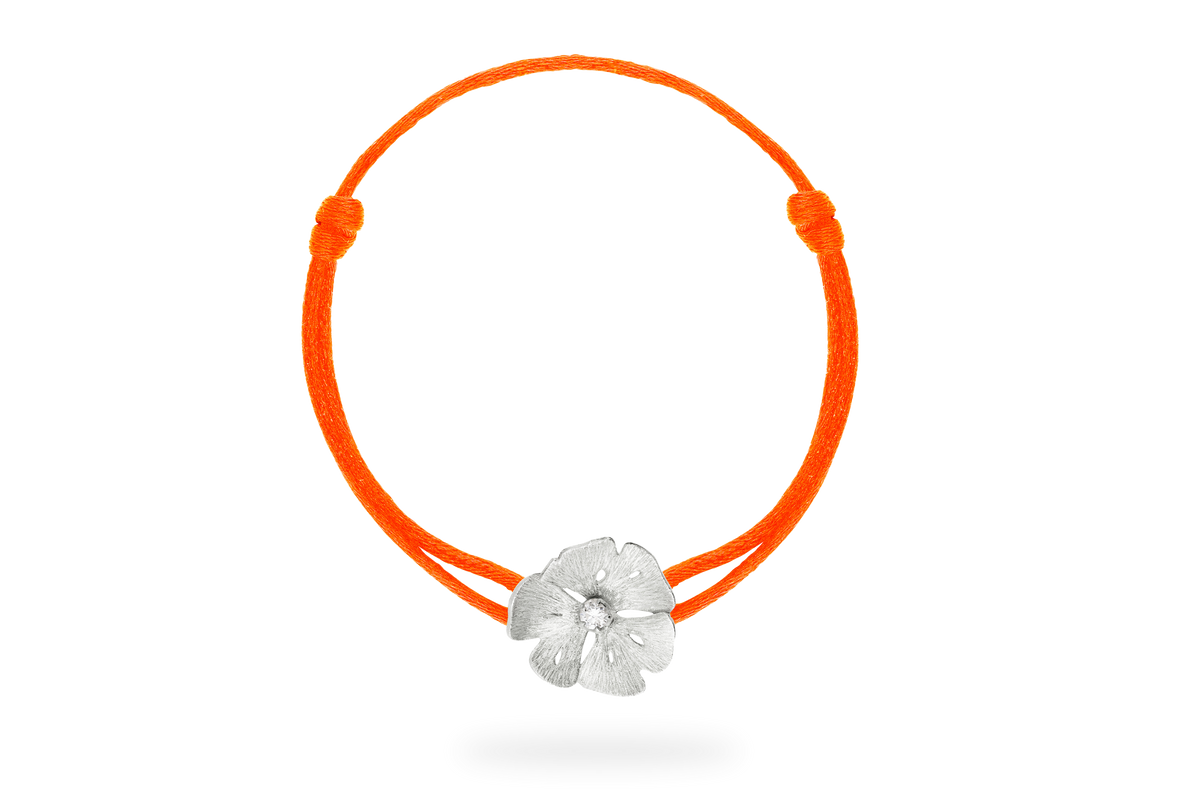 Bracelet Cordon Blossom - Argent