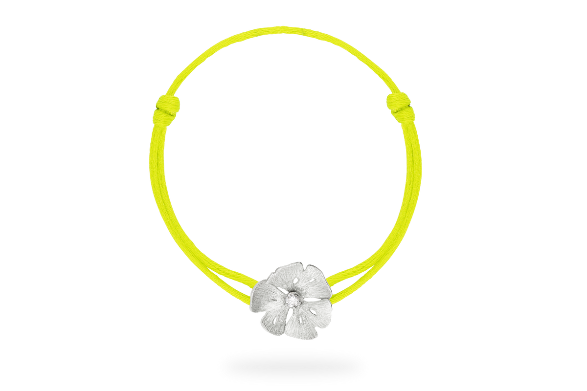 Bracelet Cordon Blossom - Argent