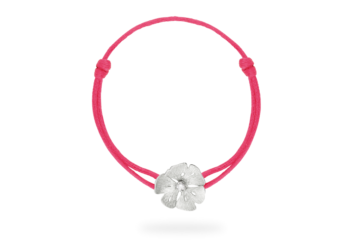 Bracelet Cordon Blossom - Argent
