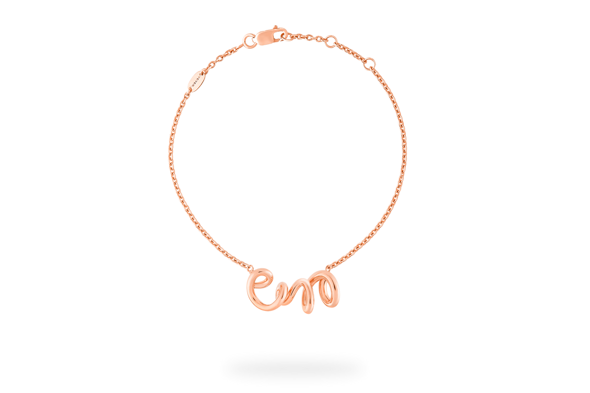 Bracelet Chaine Tourbillon - Or Rose