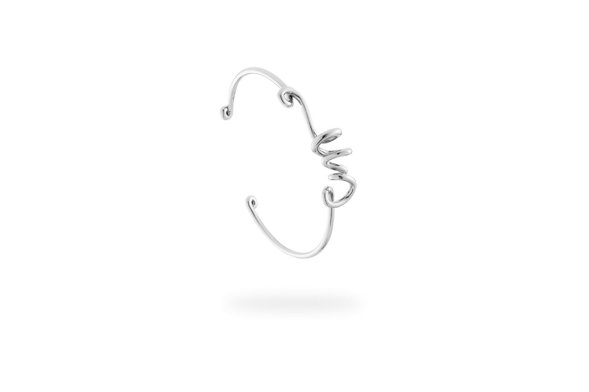 Tourbillon Bangle - White Gold