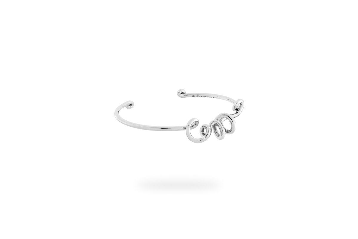 Tourbillon Bangle - White Gold