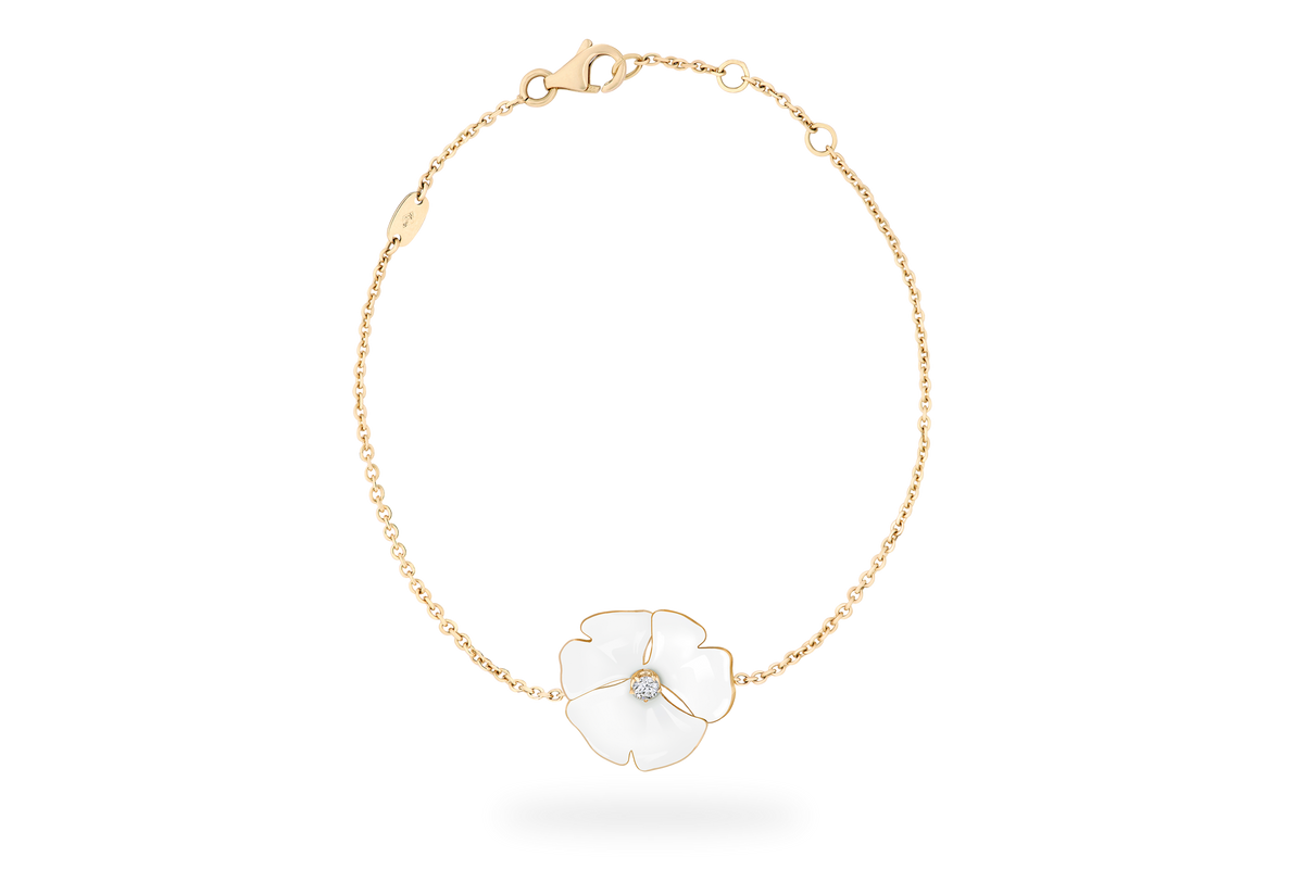 Bracelet Ginkgo Ardente -Blanc