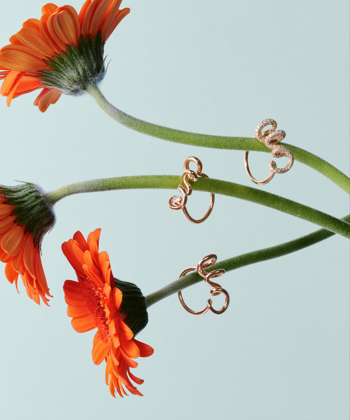 Tourbillon 1 Diamond Ring - Rose Gold