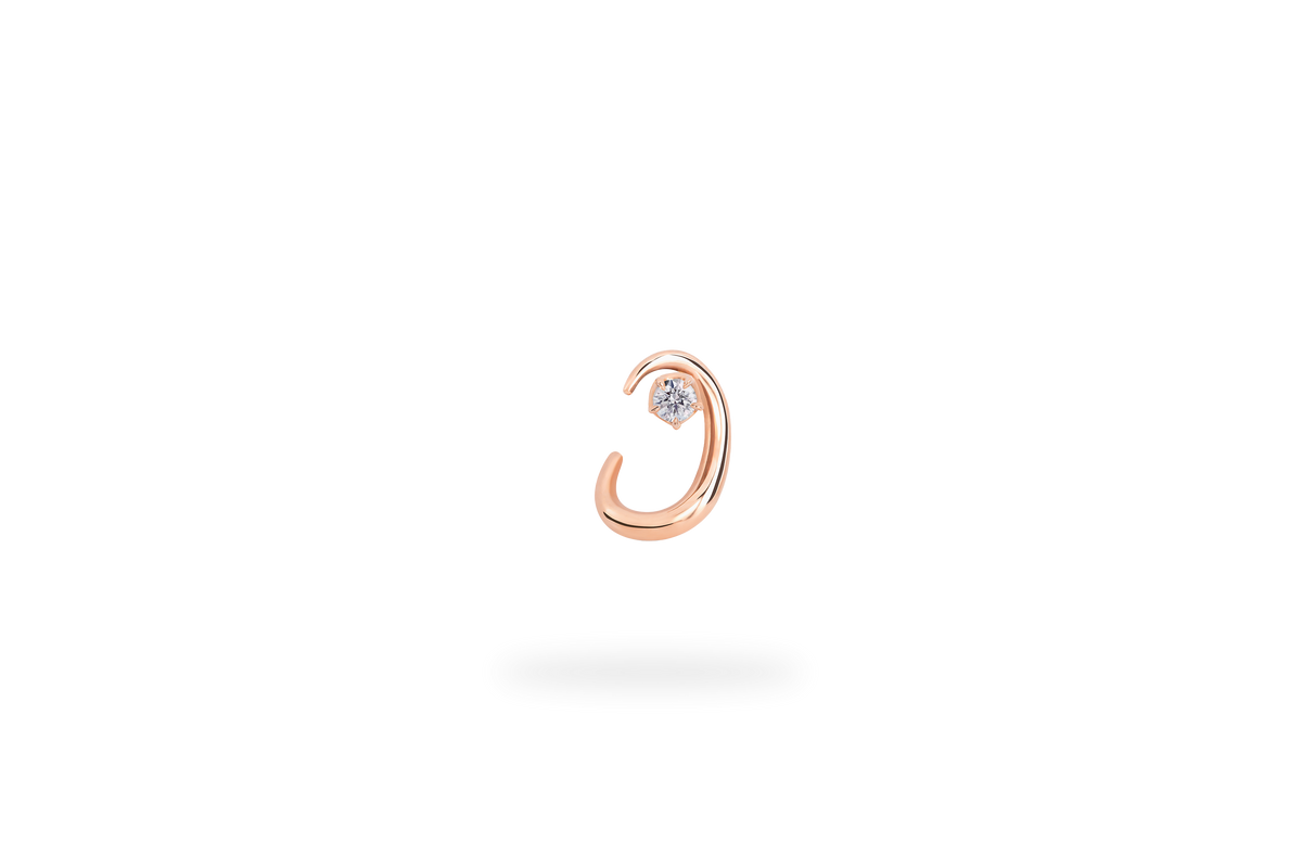 Elixir Open Earring - Rose Gold