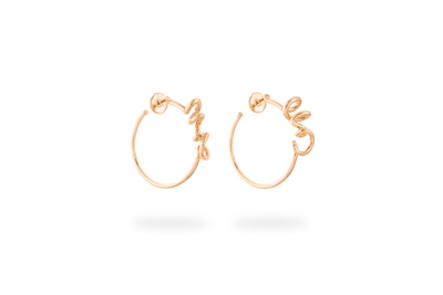 Créoles Tourbillon - Or Jaune