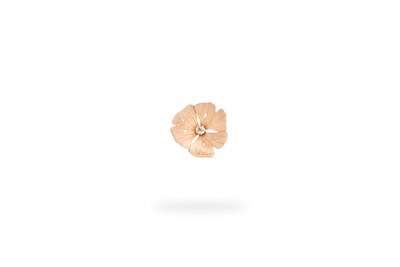 Small Ginkgo Pin - Rose Gold