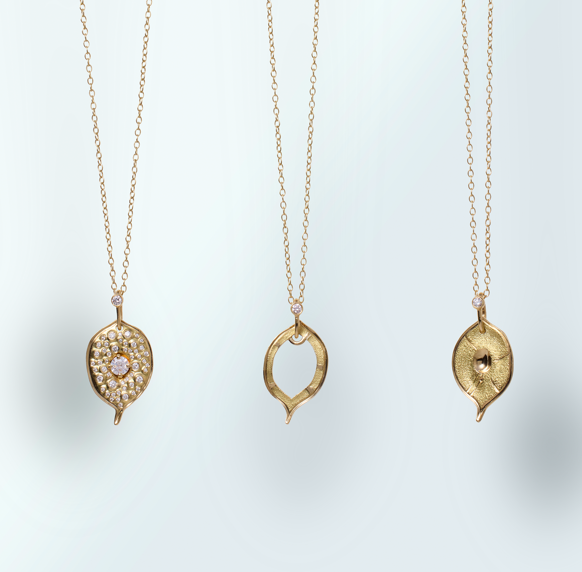Pendentif Pépite Contour - Petit Modèle