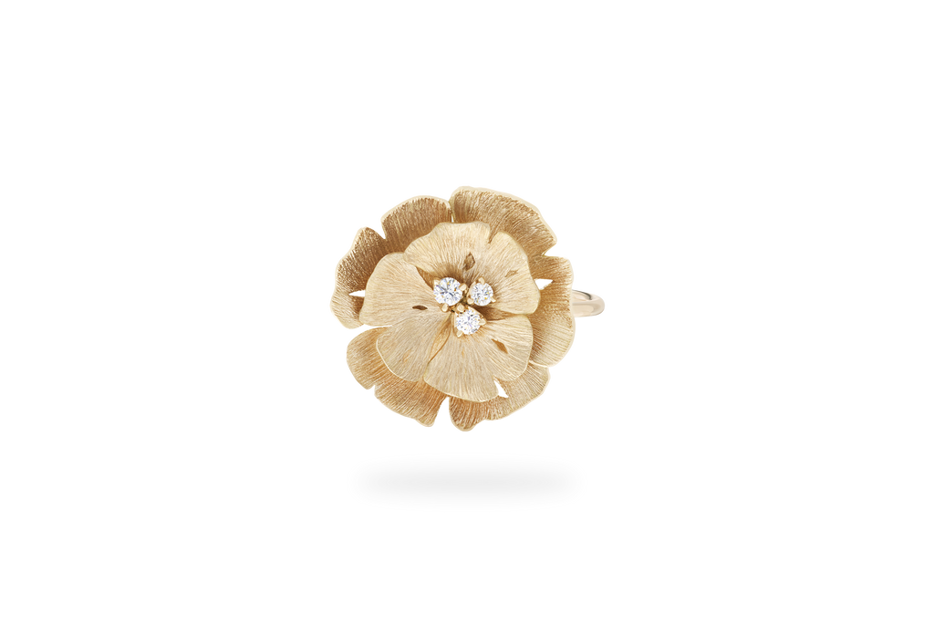 Bague Ginkgo Grand Modèle - Or Jaune