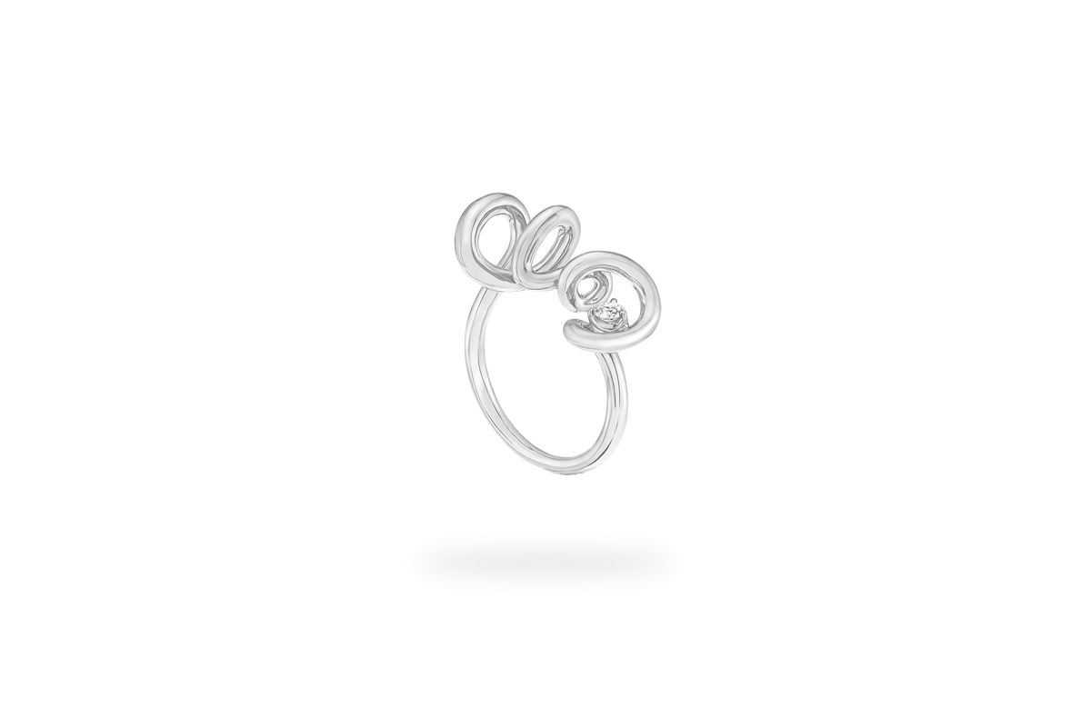 Bague Tourbillon 1 Diamant - Or Blanc