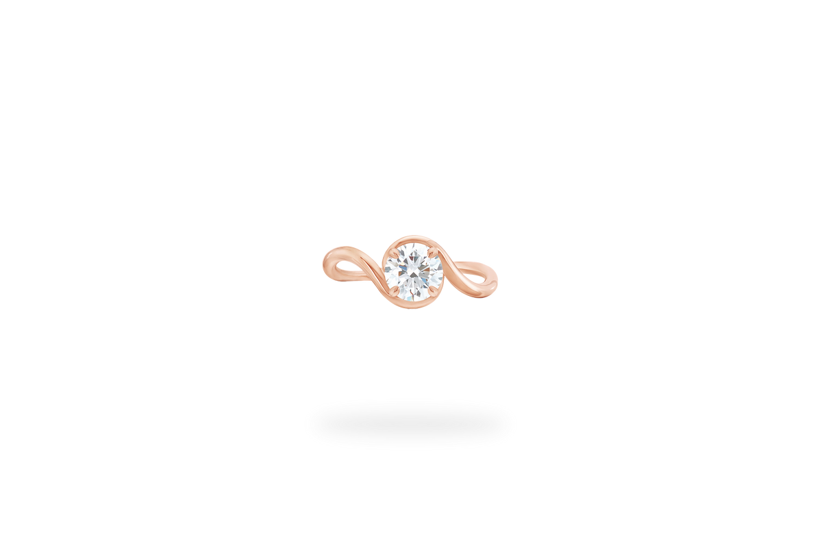 Bague Embrace 1ct - Or Rose