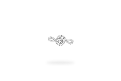 Embrace Pavé 1ct Ring - White Gold
