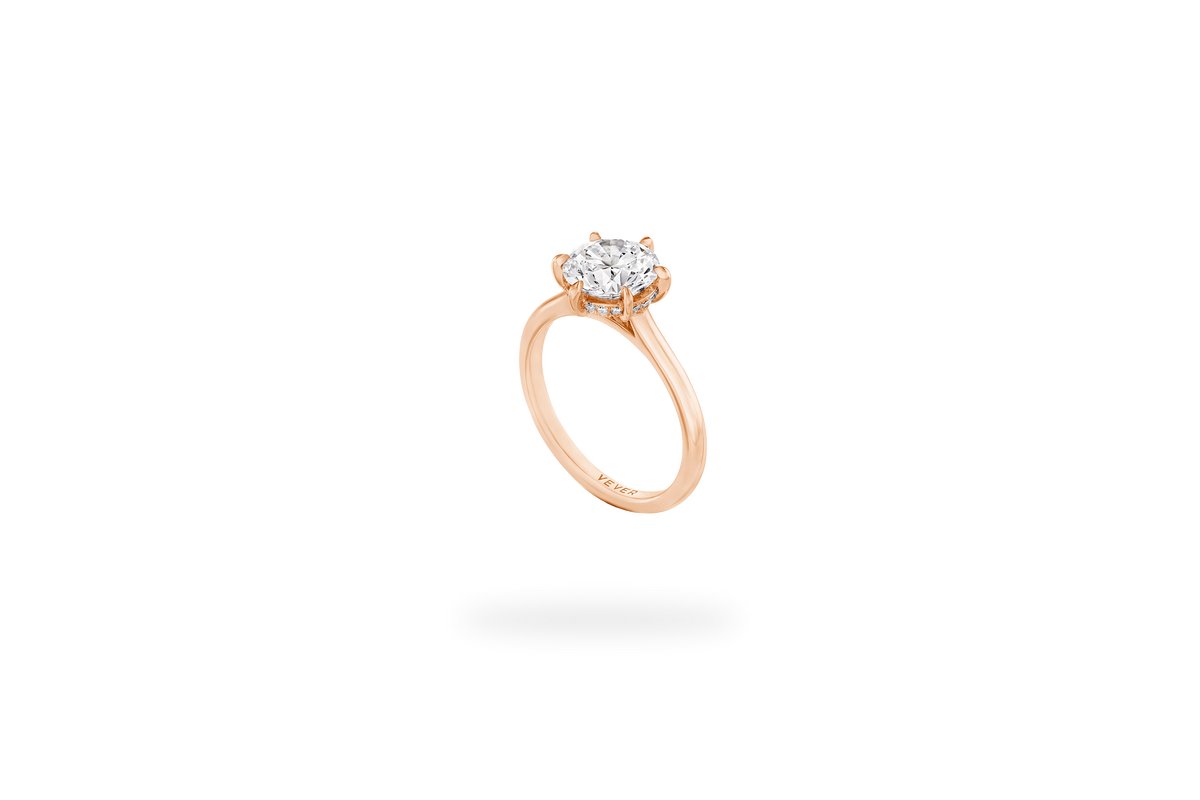 Hold Me Tight Round Ring - Rose Gold
