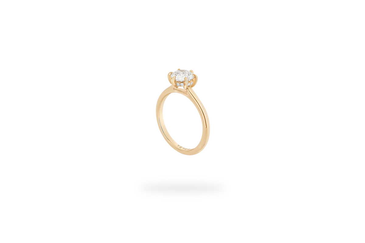 Hold Me Tight Round Ring - Yellow Gold