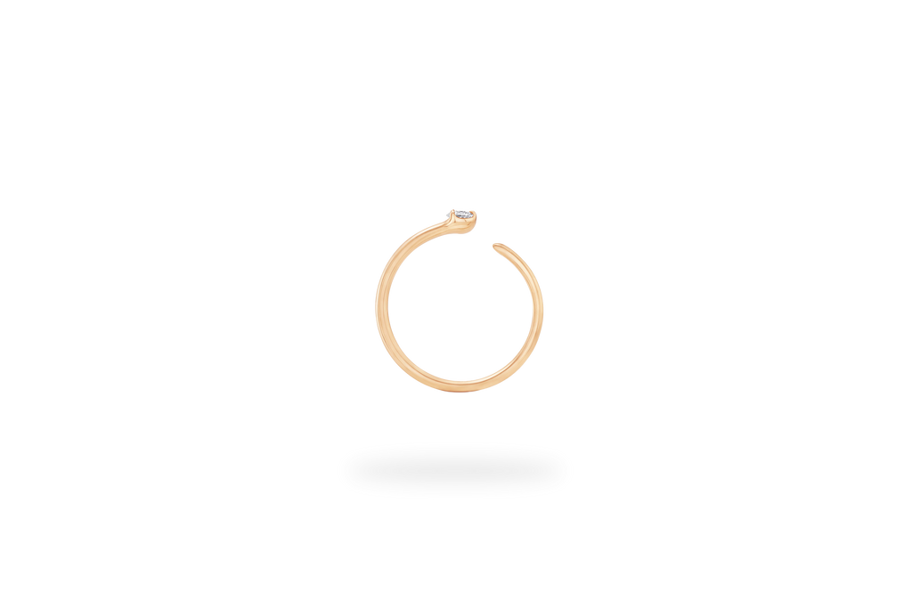 Elixir Mini Open Ring - Rose Gold