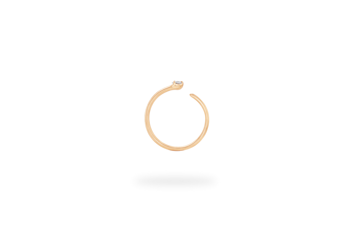 Elixir Mini Open Ring - Rose Gold