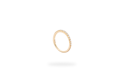 Elixir Paved Band - Yellow Gold