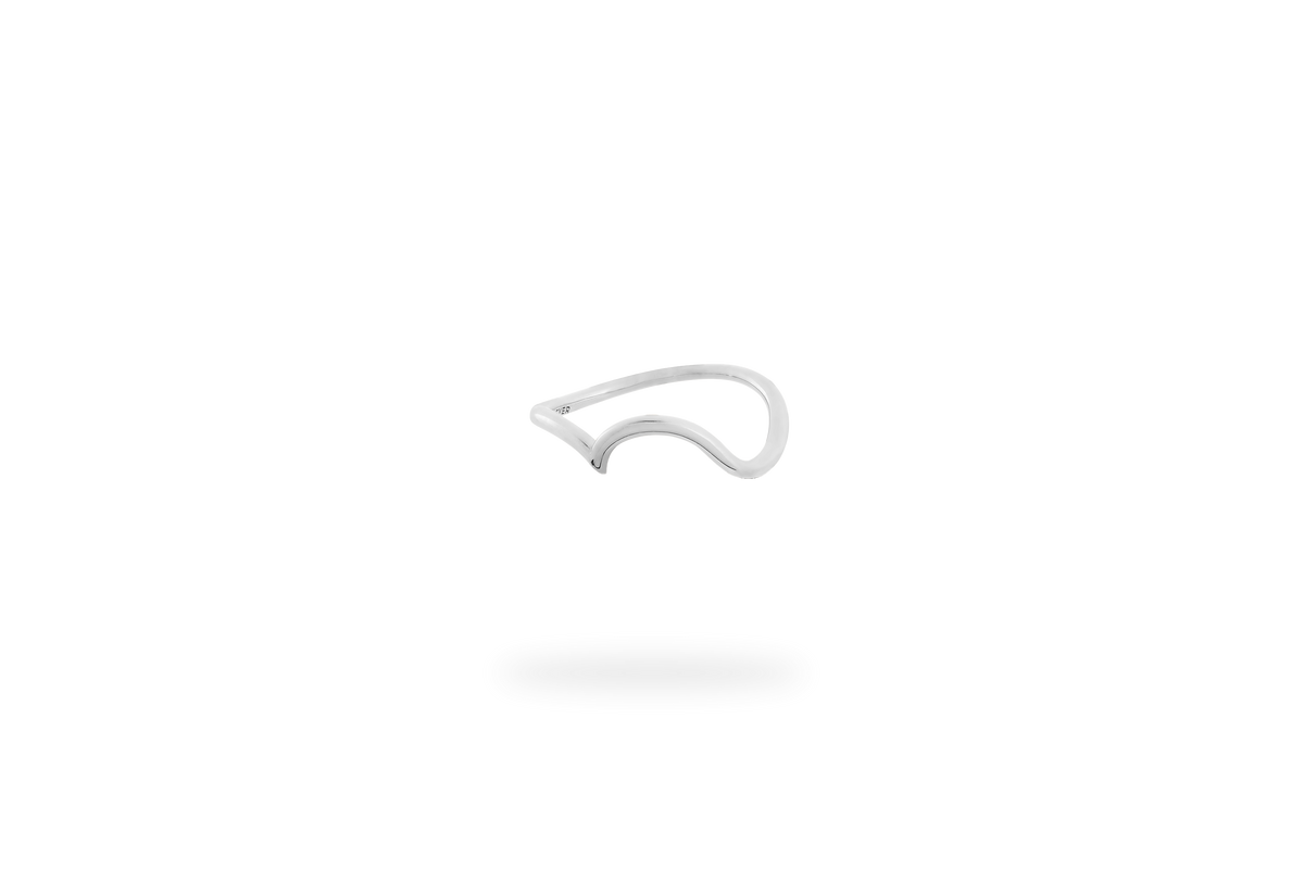 Anneau Embrace - Or Blanc