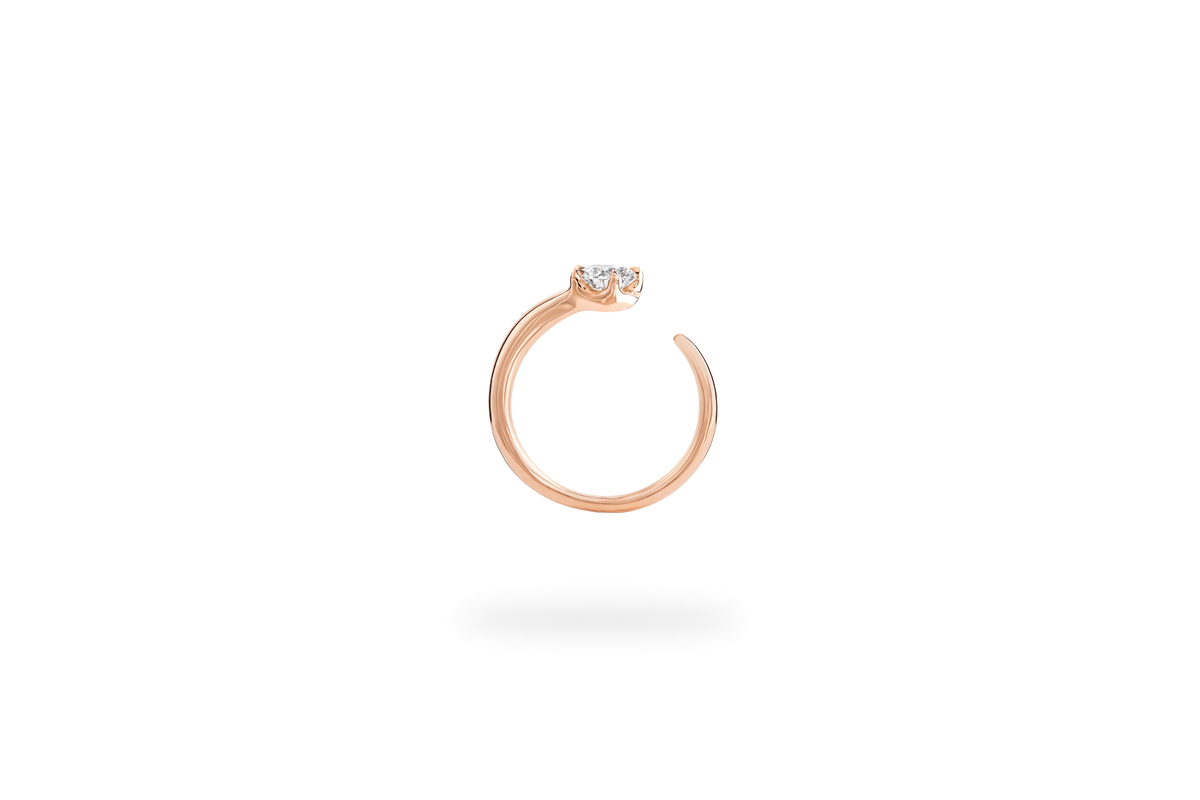 Elixir 0.3ct Open Ring - Rose Gold