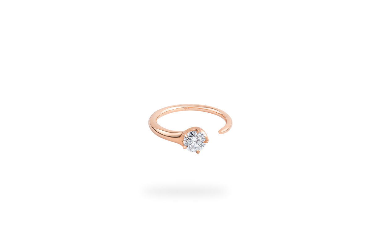 Elixir 0.3ct Open Ring - Rose Gold