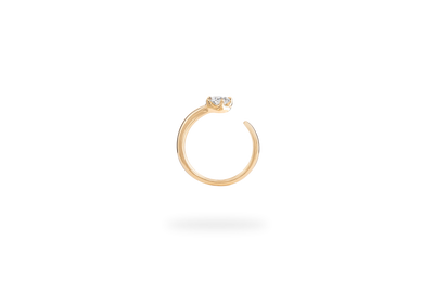 Open Elixir Ring 0.3 ct - Yellow Gold