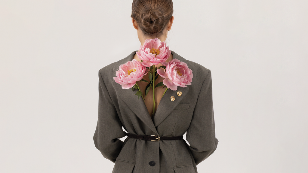 Pin's Ginkgo - Or Rose