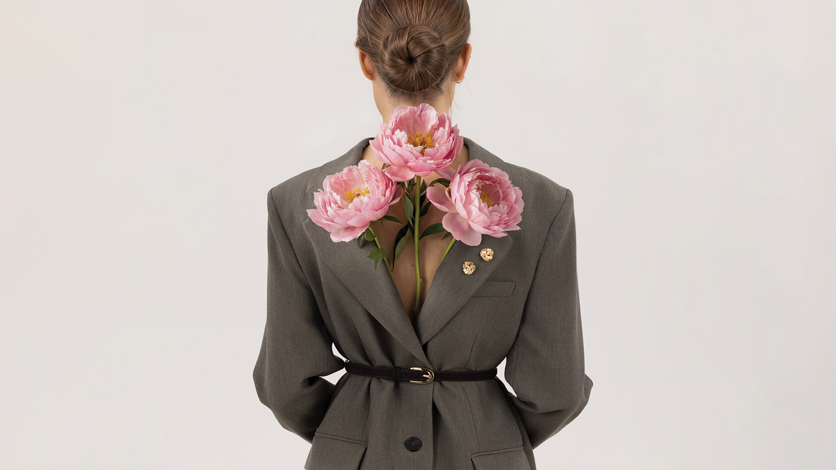 Pin's Ginkgo - Or Rose