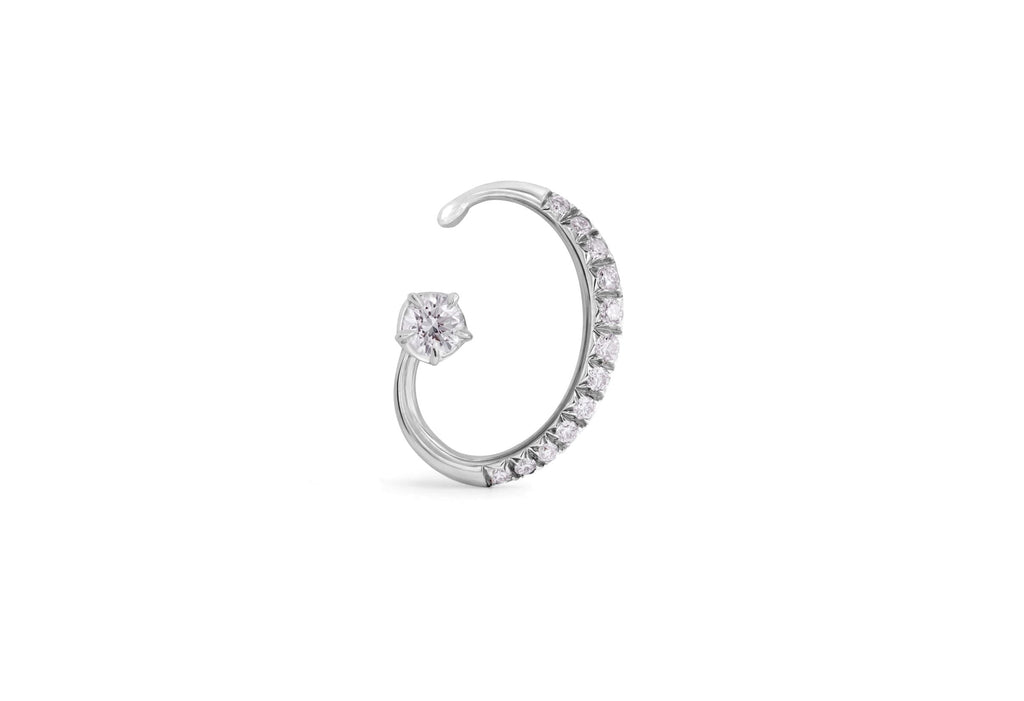 Vever pavé diamond gold earrings jewellery