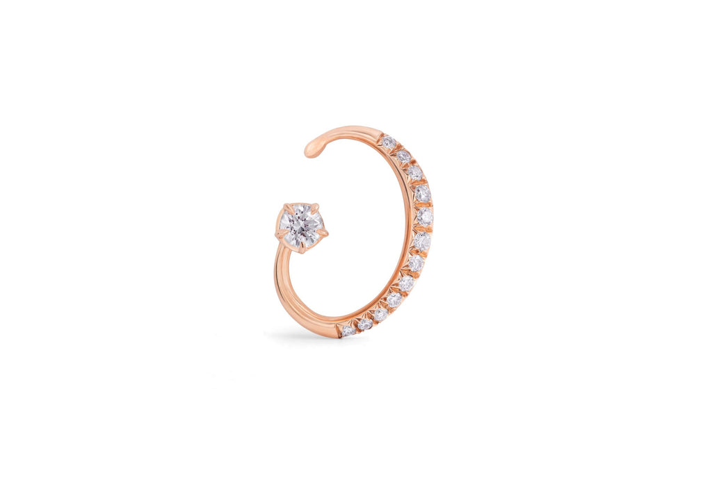 Vever pavé diamond gold earrings jewellery