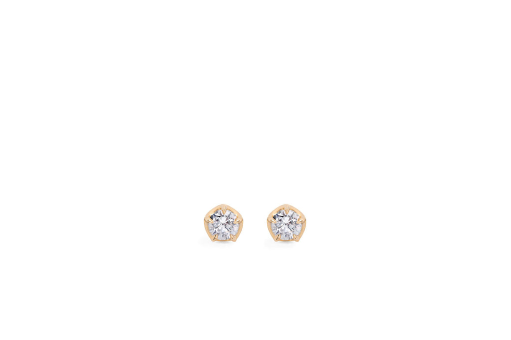 vever boucles d'oreilles or diamants studs