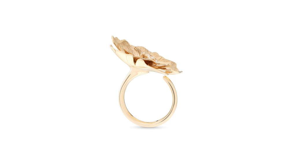 Bague Ginkgo - Or Rose