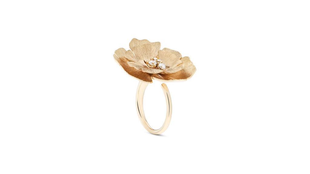 Bague Ginkgo - Or Rose