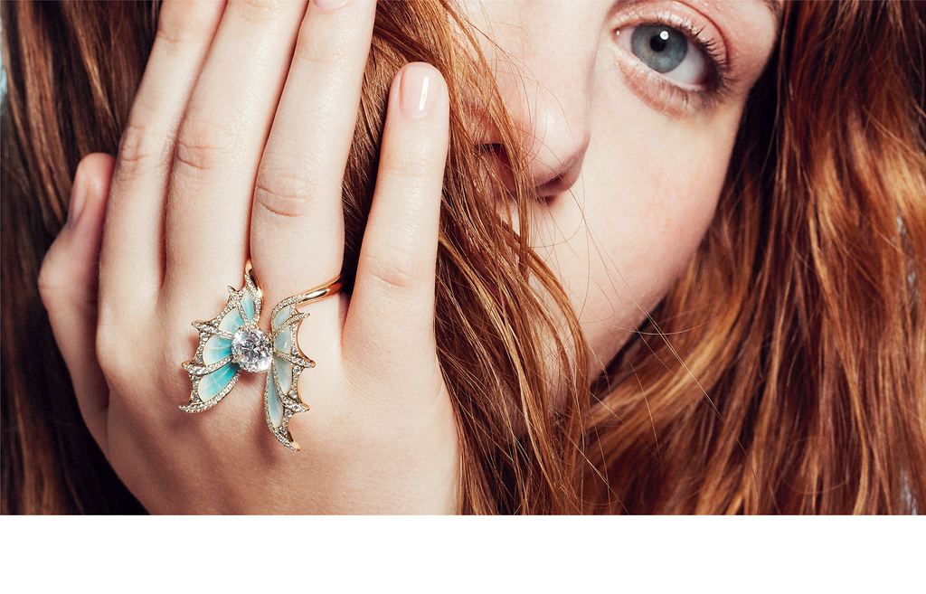 vever bague or diamant diamants nuit magique haute joaillerie