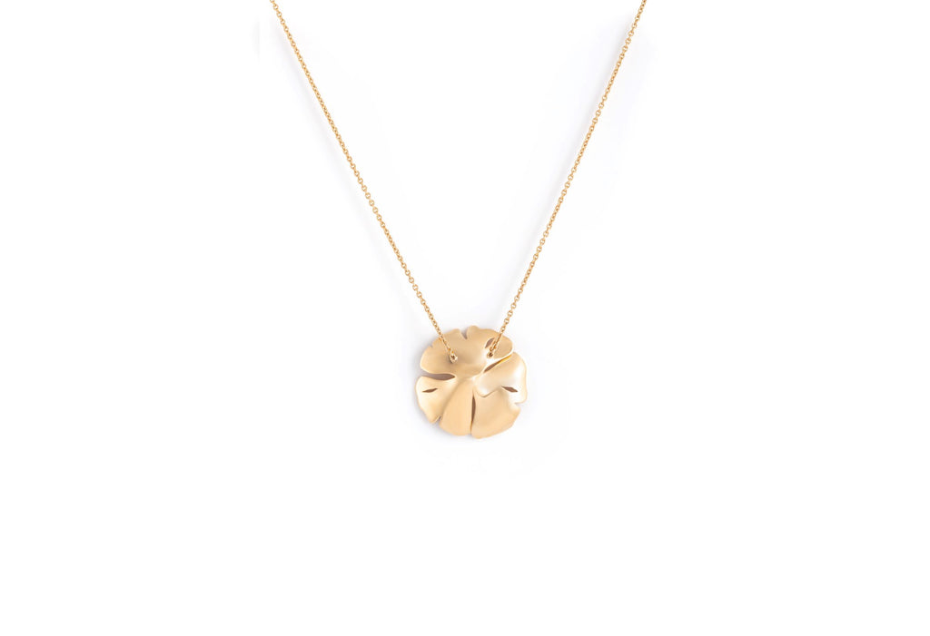 vever collier pendentif or diamants gingko bijoux bijou