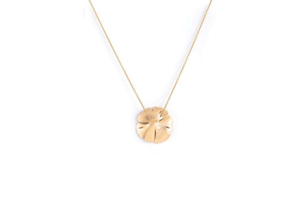 vever collier pendentif or diamants gingko bijoux bijou