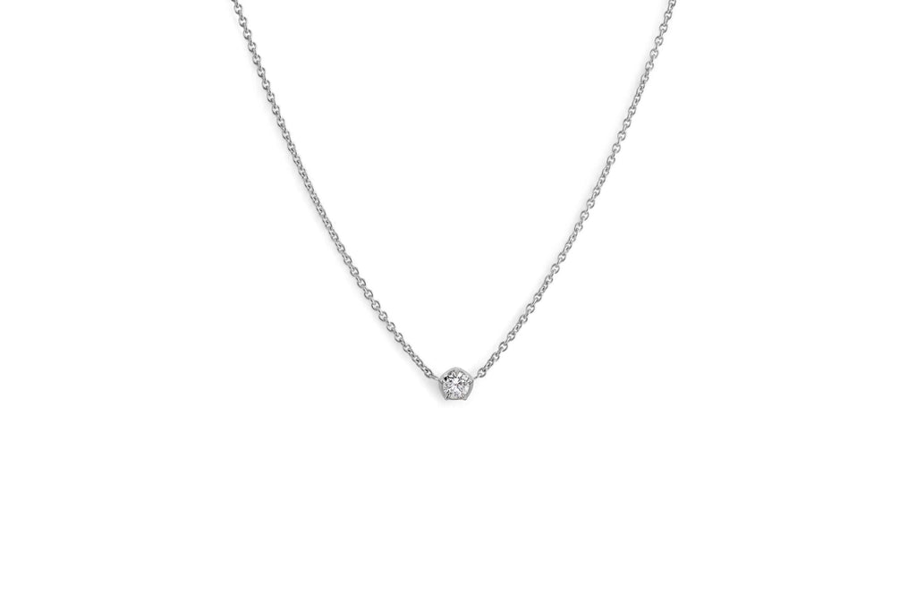 vever collier pendentif or diamant solitaire bijou bijoux