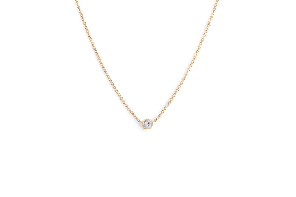 vever collier pendentif or diamant solitaire bijou bijoux