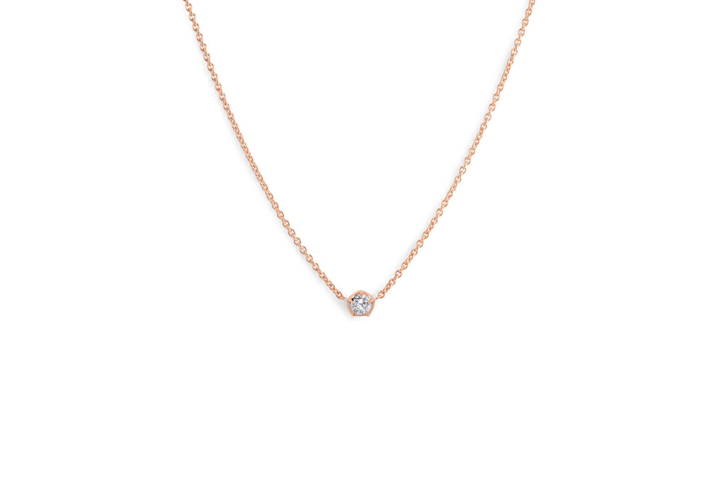 vever collier pendentif or diamant solitaire bijou bijoux