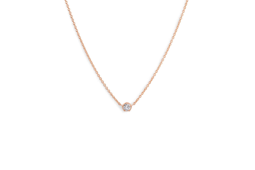 vever collier pendentif or diamant solitaire bijou bijoux